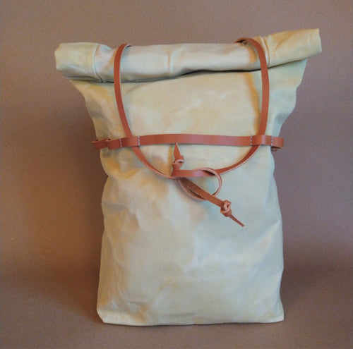PRE-ORDER FOR SHALE (7L) small cotton canvas rucksack