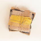 Fabric scraps - plant-dyed