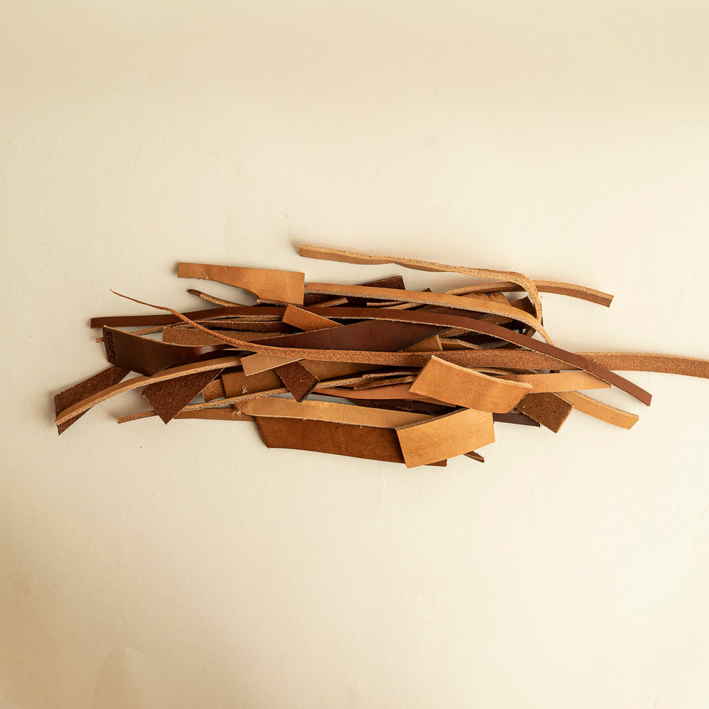 Leather scraps