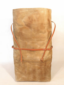 Shale 7L hemp canvas rucksack *rust*