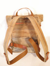Shale 7L hemp canvas rucksack *rust*