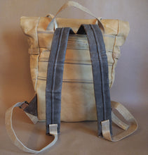 Yellow Dolomite 18L rucksack (with hemp webbing loops and straps)